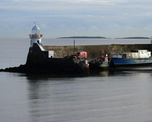 A beacon on a coast 
