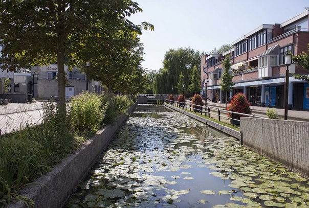 A canal in the Lunetten neighbourhood